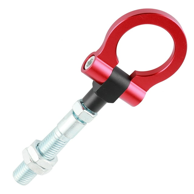 Crochet de Remorquage Robuste Rouge Anneau de Pliage de Voiture de Course Remorquage Adapté pour Hyundai Véloster 20122017red