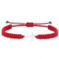 thumbnail image 1 of Especial para pulsera de cuerda trenzada simple y de moda Pulsera cruzada tejida a mano Pulsera cruzada de acero inoxidable, 1 of 6