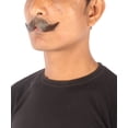 thumbnail image 3 of Men's Natural Mustache | Dark Brown | Human Facial Hair | HPO, 3 of 3