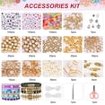 thumbnail image 3 of Jiaroutk 19500PCS 144 Colors Clay Beads for Bracelets Making Kit (6mm), Polymer Heishi Beads with Charms Gifts for Teen Girls Crafts for Girls Ages 8-12(Multicolor), 3 of 7
