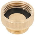 thumbnail image 5 of Brass Garden Hose Adapter Female to Male Thread Adapter Quick Connect Hose Fitting Water Hose Connector 1 Inch Female to 3/4 Inch Male Adapter  for Garden Hose Repair, 5 of 8