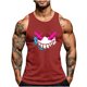 thumbnail image 2 of Camiseta sin mangas de cuello redondo para hombre, con estampado de Halloween, cuello redondo, estilo informal, deportiva, para hombre, 2 of 5