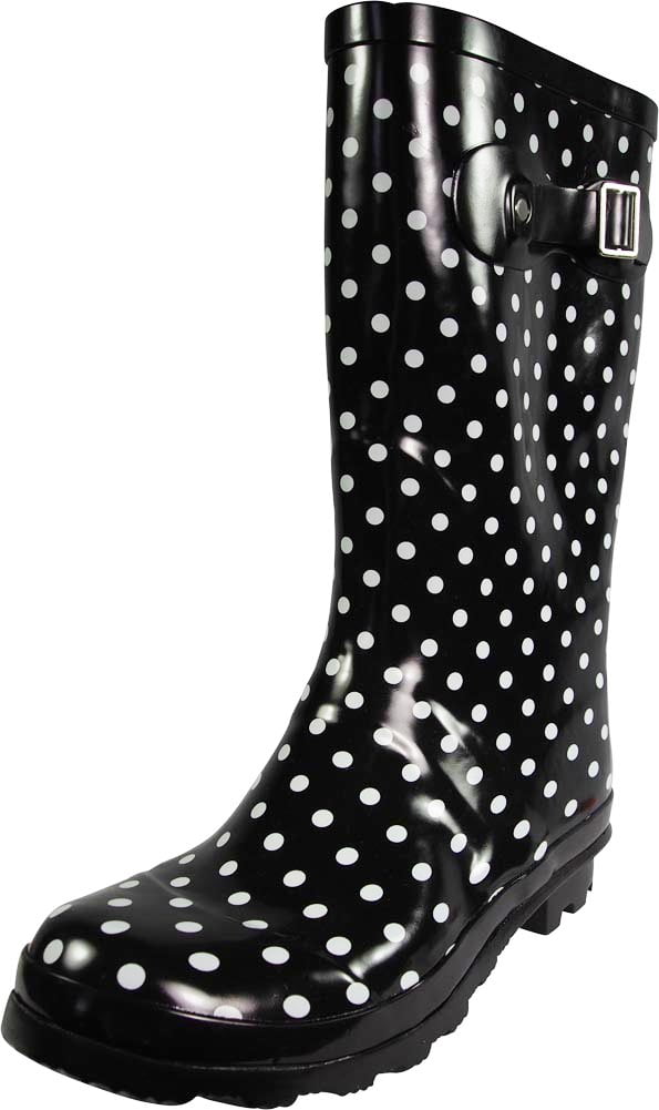 NORTY Womens MidCalf 11 inch Female Rain Boots Size 8