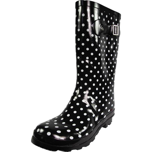 NORTY Womens MidCalf 11 inch Female Rain Boots Size 8