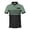 Green, variant on Krdevn Men's Casual Ribbed Lapel Button Business Color Block T Shirt for Men,L