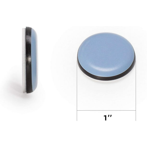 AAOMASSR 20pcs SelfAdhesive Furniture Sliders, Round SelfStick
