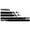 Black, variant on 5 Pieces Vinyl Car Side Sticker Auto Body Racing Sports Decals Universal Car Truck DIY Decal Stripe Vinyl Stickers Decoration