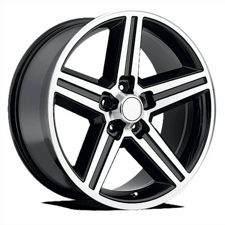 REV Wheels 652MB-0950 IROC 652 Series- 20x9 - 4.5 bs - 5x5 -Black/Polished