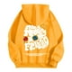 thumbnail image 3 of MHFRRA Sudadera con Capucha, Suave y Cómoda, para Uso Informal, Ligera, Deportiva y para Exteriores Amarillo, 3 of 3