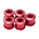 thumbnail image 2 of Boulons de plateau simples, résistance à la corrosion, oxydation anodique, finition soignée, écrous de plateau de couleur vive, rouge, 2 of 4