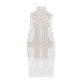 thumbnail image 1 of Vestido ajustado bar III Burnout para mujer blanco XS, 1 of 2