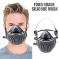 thumbnail image 2 of Reusable Face Gas Mask Cover for Work Protection - Anti-Gas and Ash-Proof Respirator for Chemical, Paint, and Welding Operations, 2 of 9