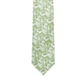 thumbnail image 5 of Jacob Alexander Men's Woven Bold Vine Pattern Slim 2.5 inch Width Neck Tie - Green, 5 of 7