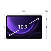 Samsung Galaxy Tab S9 FE 10.9 Widescreen Tablet with S Pen, 128GB, Android 13, Lavendar