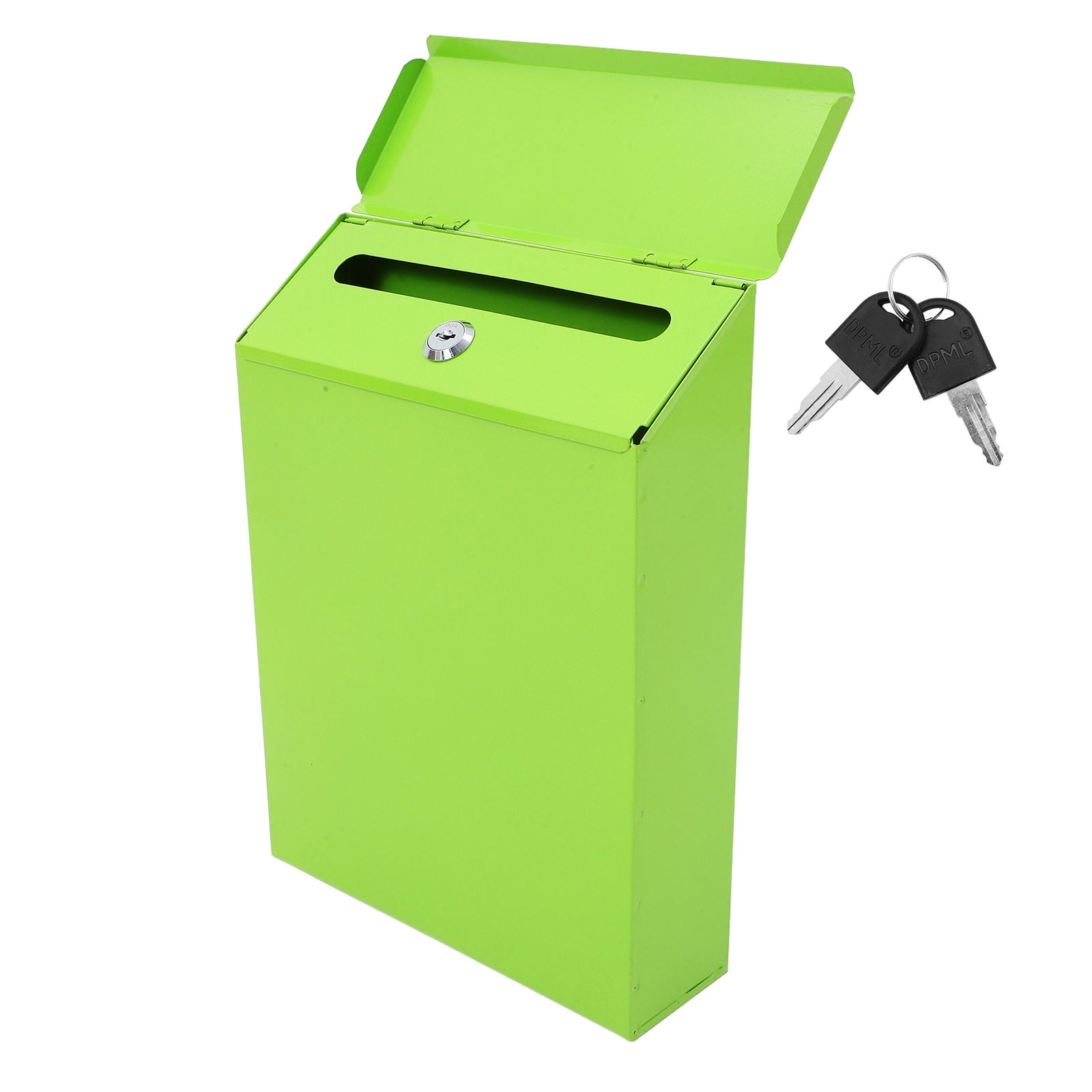 NUOLUX Iron Wall Mount Mailbox Light Green Retro 1Pcs