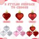 thumbnail image 2 of Adornos de CorazóN del DíA de San ValentíN,Adornos Colgantes en Forma de CorazóN de ChampáN CláSico,DecoracióN del CorazóN del DíA de San ValentíN, 2 of 5