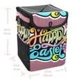 thumbnail image 5 of Easter Foldable Car Trash Can with Lid, Leak-Proof, and Hanging Storage Bag - Car Garbage Can, Car Trash Can, Trash Can for Car, 5 of 6