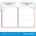 thumbnail image 4 of Blue Sky 17 Month 2026-2027 Weekly and Monthly Academic Year Planner Calendar, August 2026 - December 2027, 8.5" x 11", Flexible Cover, Wirebound, Laminated Tabs, Dusty Rose, 4 of 10