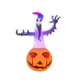 thumbnail image 2 of Halloween Decorations Ghost Inflatable Hanging Decoration, Halloween Indoor Outdoor Ghost Ornament, Porch Yard Decor, Holiday Party Display Accent, 2 of 4