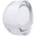thumbnail image 3 of 6X Crystal Dome Magnifying Glass Acrylic Optical Magnifier, 80MM Desk Reading Loupe Paperweight Half Ball Lens Magnifier for Reading Newspaper Stamps Maps, 3 of 4