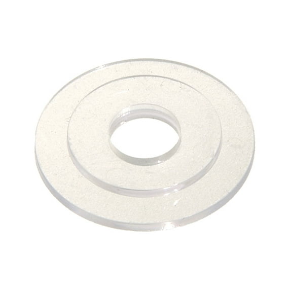 B&P Lamp® Clear Plastic Washer For Crystal Fixtures