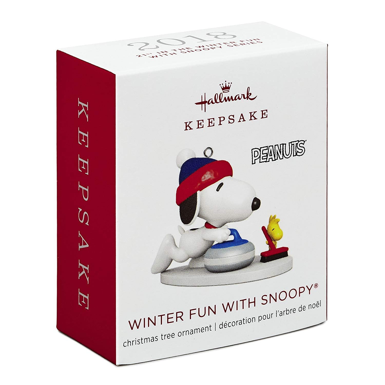 Hallmark Keepsake Mini Ornament 2019 ~ Peanuts Winter Fun with Snoopy 22nd NIB 