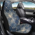 thumbnail image 4 of Uourmeti Starry Quilted Print Car Seat Cover 1 pcs Front Car Seat Cover with Logo Wear Resistant Suitable for Truck Suv, 4 of 6