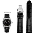 thumbnail image 3 of Correa de reloj de cuero genuino para Hamilton Khaki Field Jazz H70605731/H32705521 Correa de reloj de piel de vaca para hombre Pulsera de 20 mm y 22 mm, 3 of 5