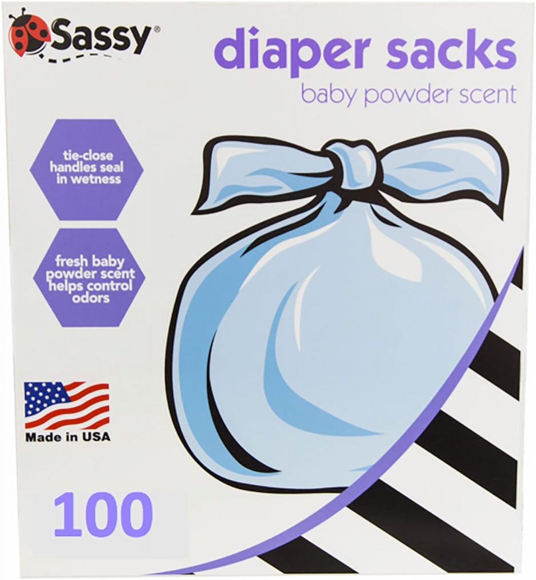 Baby Disposable Diaper Sacks, 200 Count, Packaging may vary