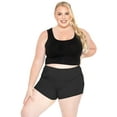 thumbnail image 2 of Stretch Is Comfort Women's Nylon/Spandex Booty Shorts | Small- 3x, 2 of 7