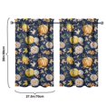 thumbnail image 4 of Fall Kitchen Curtains 39 Inch Short - 32Panel Set, Autumn Harvest Print, Rod Pocket Window Treatment for Thanksgiving, Farmhouse, Cafe, Living Room - Machine Washable, 4 of 4