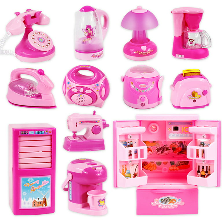 A Set Of Electric Sewing Machine Toy, Children's Appliances For Pretend  Play, With Light Effect, Diy For Parent-child Interaction, Including  Medium-sized Cutting Table, Suitable For Girls Over 3 Years Old As A