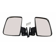 NEW Pair (2) Folding Side View Mirrors For Club Car, EZGO, Yamaha Golf Carts