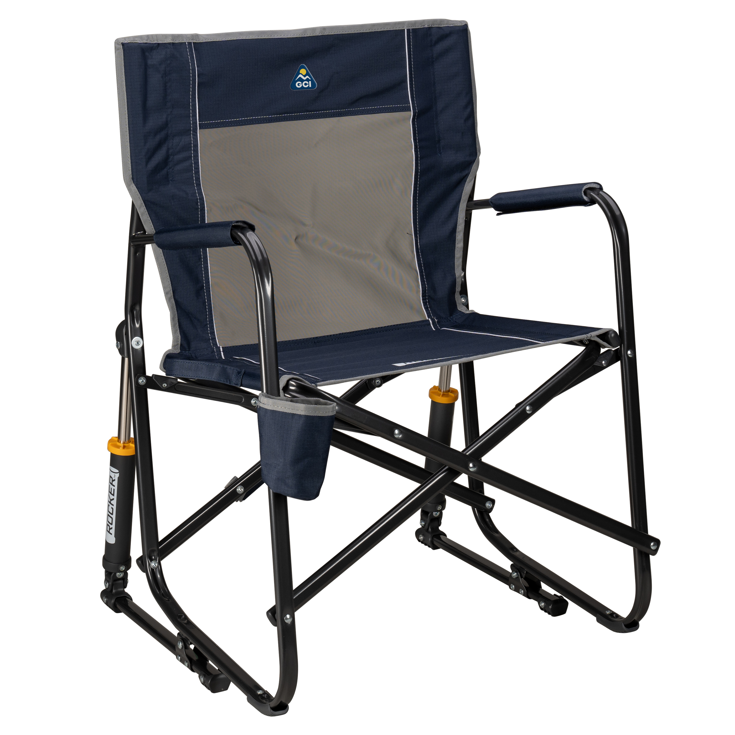 GCI Outdoor Freestyle Rocker Folding Rocking Chair, Indigo photo 1