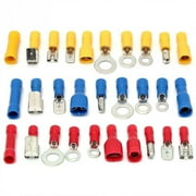 480 Piece Electrical Wire Terminal Kit with Storage Box - Ring, Butt, Spade Set