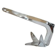 Stainless Steel 316 Bruce Claw Force Anchor 4.4lbs (2kg) Marine Grade Polished