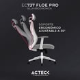thumbnail image 3 of Silla Ejecutiva Acteck Floe Pro EC737 Ergonomica con Reposabrazos Blanco AC-937245, 3 of 7