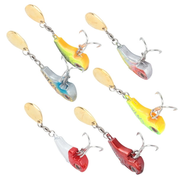 Fosa Pin Crank Bait,Tail Spin Metal VIB Jig Bait 16g Fishing Lures Fly  Fishing Hard Wobblers Crankbaits Lure,VIB With Spoon Hard Fishing Tackle