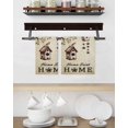 thumbnail image 3 of Sweet Home Kitchen Dish Towels for Drying Dishes Set of 3, Western Stars Bird Houses Country Vintage Waffle Weave Microfiber Hand Tea Bathroom Towels Quick Dry & Absorbent Towel 15.7x23.6, 3 of 7