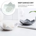 thumbnail image 2 of 2pcs Adorable Petal Shape Design Soap Holder Soap Bar Storage Rack for Kitchen, 2 of 5