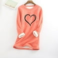 thumbnail image 4 of Birdeem Chemise Décontractée à Manches Régulières Imprimée Mode pour Femmes Hiver Ample Vacances Col Rond, 4 of 12