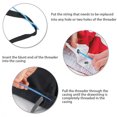 thumbnail image 3 of Neddle Drawstring Threader, Rustproof Multipurpose Plastic Blue 15pcs Sewing Drawstring Threader Easy Operation  for Knitting for Tailor's Shop, 3 of 7