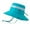 Sky Blue, variant on Kids Sun Hat Adjustable Fisherman Cap For Boys Girls Outdoor Summer Casual Wear Lightweight Breathable,Size:4-10year