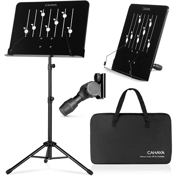 Sheet Music Stand with Carry Bag Notes Books Stand Laptop Stand Tablet