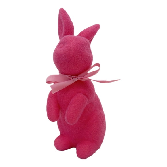 Figurine de Lapin Délicate Ornement de Bureau Finition Élégante Maison Silencieux Mignon Pièce de Bureau Idéale pour Étagères et Décoration