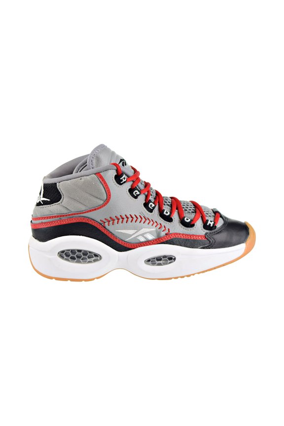 Question Mid Practice Big Kids' Shoes Grey/Black/White/Scarlet v70407