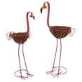 thumbnail image 1 of 2 Piezas de Soporte para Macetas de Flamencos, Expositor de Flores, Estante Decorativo para Macetas, 1 of 9