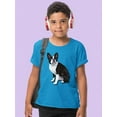 thumbnail image 2 of Sitting French Bulldog T-Shirt Juniors -SPIdeals Designs,  x-Large, 2 of 4