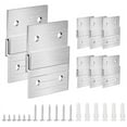 thumbnail image 1 of 1 Set 5In French Cleat Hanger Heavy Duty Metal Hanger Photo Rack Art Frame Wall Hardware Z-Barfor Hook Mirror, 1 of 7