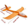 thumbnail image 5 of SHCKE Foam Airplane Toys 18.8" Hand Throwing Foam Plane Large Foam Glider Toys with LED Light for 4 5 6 7 Years Old Kids Boy and Girls, 5 of 7